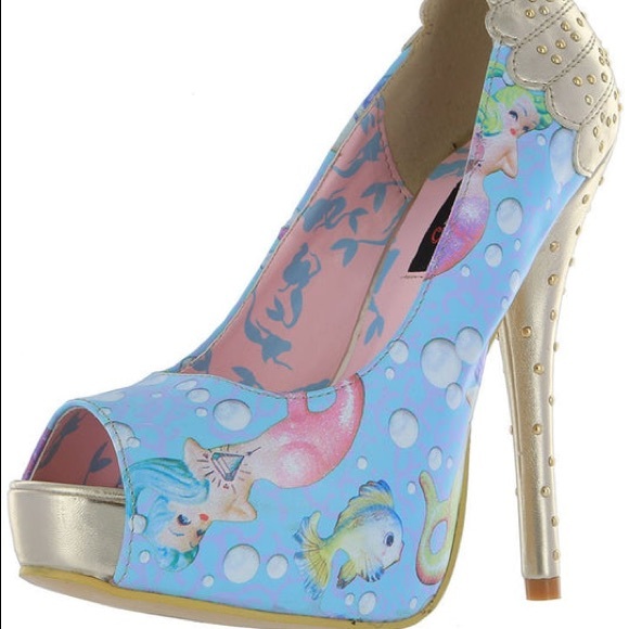 Rare Iron Fist Lollipop Lorelei Peeptoe Platform Heels - Picture 1 of 11